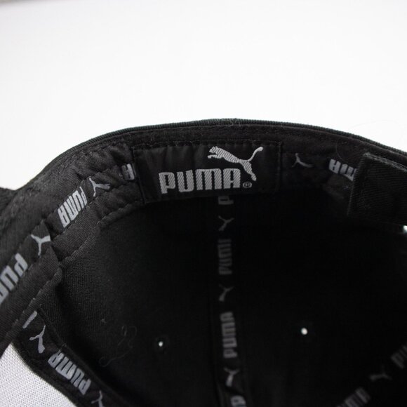 Puma Logo Strapback Hat Black - Picture 8 of 8